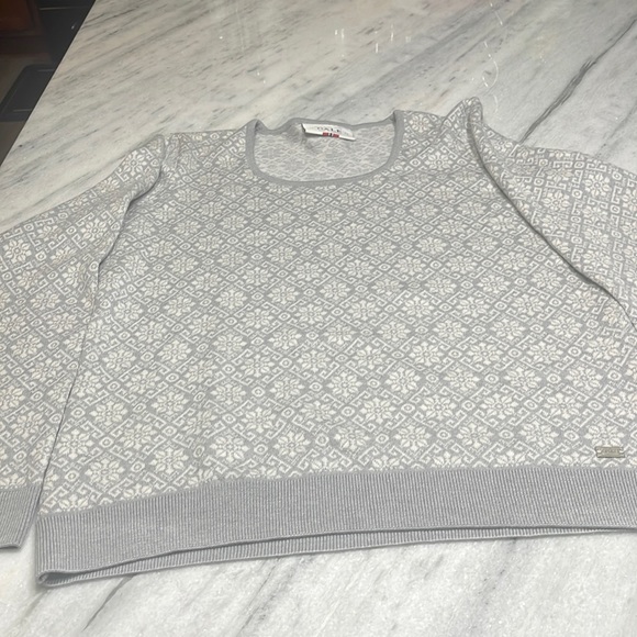 Dale Sweaters - Dale sweater gray and white